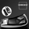 Black-Glossy Silikon Schutzhülle passend für Audi Schlüssel  SEK7-AX6