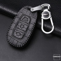 KROKO Leder Schlüssel Cover passend für  Schlüssel  LEK44-D9