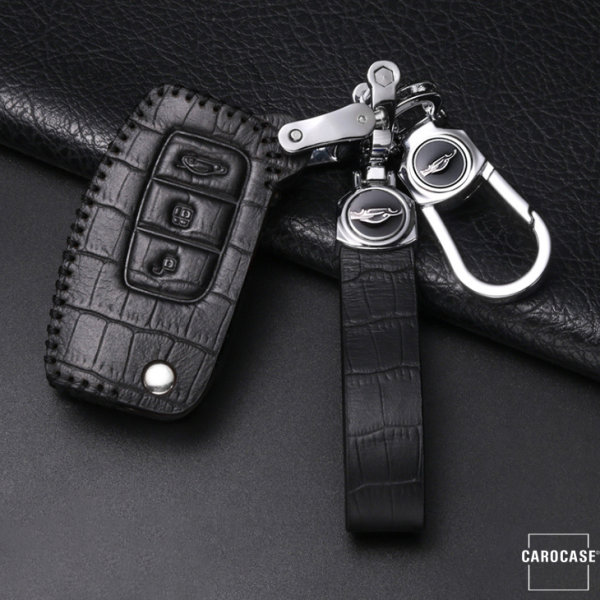 KROKO Leder Schlüssel Cover passend für Ford Schlüssel LEK44-F3, 18,95 €