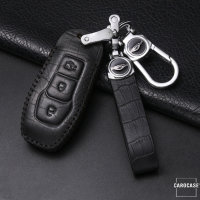 KROKO Leder Schlüssel Cover passend für Ford...