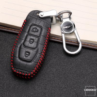 Leather key fob cover case fit for Ford F3 remote key