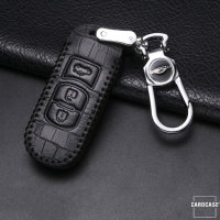 KROKO Leder Schlüssel Cover passend für Mazda...