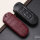 Leather key fob cover case fit for Mazda MZ2 remote key
