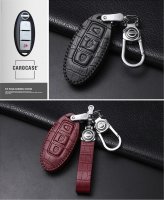 Cover Guscio / Copri-chiave Pelle compatibile con Nissan N7