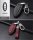 KROKO Leder Schlüssel Cover passend für Nissan Schlüssel  LEK44-N7