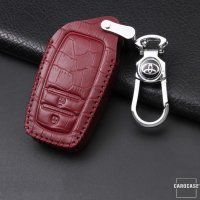 KROKO Leder Schlüssel Cover passend für Toyota Schlüssel  LEK44-T3