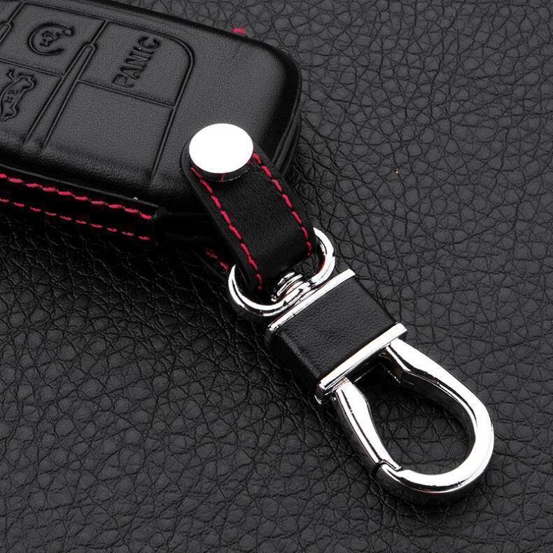 Capa de couro para chaves de carro Fiat / Jeep (tipo J5) | Carocase Premium