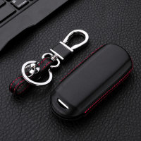 Leather key fob cover case fit for Mazda MZ1, MZ2 remote...