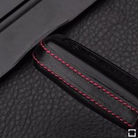 Leder Hartschalen Cover passend für Toyota Schlüssel schwarz LEK48-T6