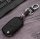 Leder Hartschalen Cover passend für Volkswagen, Skoda, Seat Schlüssel schwarz LEK48-V2