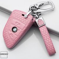 BLACK-ROSE Leder Schlüssel Cover für BMW Schlüssel  LEK4-B6, B7