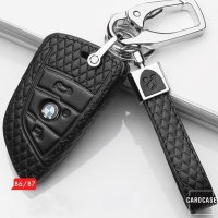 BLACK-ROSE Leder Schlüssel Cover für BMW Schlüssel  LEK4-B6, B7