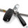 BLACK-ROSE Leder Schlüssel Cover für Ford Schlüssel  LEK4-F1