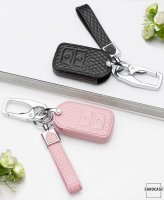 BLACK-ROSE Leder Schlüssel Cover für Honda Schlüssel  LEK4-H11