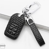 Leather key fob cover case fit for Honda H14 remote key