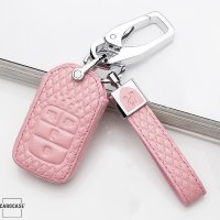 Leather key fob cover case fit for Honda H16 remote key