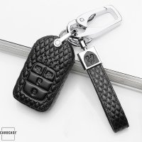 Leather key fob cover case fit for Honda H16 remote key