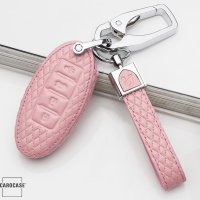 BLACK-ROSE Leder Schlüssel Cover für Nissan...