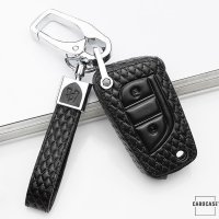 BLACK-ROSE Leder Schlüssel Cover für Toyota,...