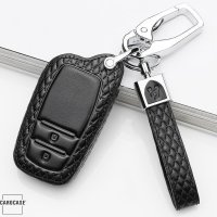 BLACK-ROSE Leder Schlüssel Cover für Toyota Schlüssel  LEK4-T3