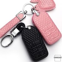 BLACK-ROSE Leder Schlüssel Cover für Volvo...