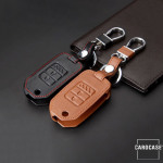 Leather key fob cover case fit for Honda H9 remote key