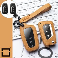 Coque de protection en cuir pour voiture Toyota, Citroen, Peugeot clé télécommande T1, T2