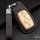 Premium leather key cover for Mercedes-Benz keys incl. leather strap / keychain (LEK59-M9)