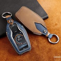 Premium Leder Cover passend für BMW Schlüssel +...