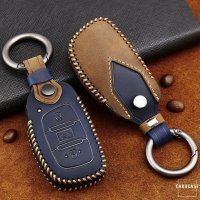 Premium Leather key fob cover case fit for Hyundai D1...