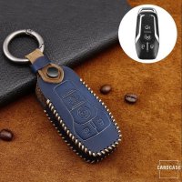 Premium Leather key fob cover case fit for Ford F7 remote key