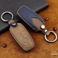 Premium Leather key fob cover case fit for Ford F9 remote...