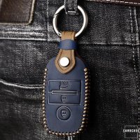 Premium Leather key fob cover case fit for Kia K7 remote key