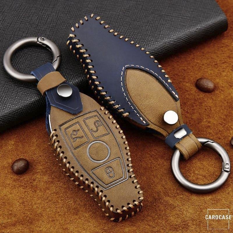 Premium Leder Cover passend für Mercedes-Benz Schlüssel + Anhänger LE,  18,95 €