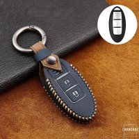 Premium Leder Cover passend für Nissan Schlüssel + Anhänger  LEK60-N5