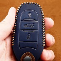 Coque de protection en cuir de première qualité pour voiture Opel, Citroen, Peugeot clé télécommande P2