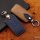 Premium Leather key fob cover case fit for Renault R12 remote key