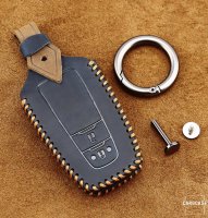 Premium Leder Cover passend für Toyota Schlüssel + Anhänger  LEK60-T5