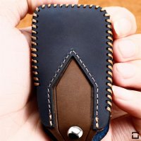Premium Leather key fob cover case fit for Volkswagen, Skoda, Seat V3X remote key
