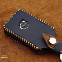 Cuero de primera calidad funda para llave de Volvo VL3