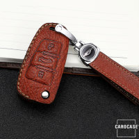 Premium Leather key fob cover case fit for Audi AX3...