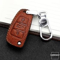 Premium Leather key fob cover case fit for Audi AX3 remote key