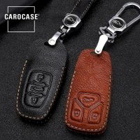 Premium Leather key fob cover case fit for Audi AX6...