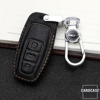 Cuero de primera calidad funda para llave de Audi AX7