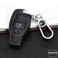 Coque de protection en cuir de première qualité pour voiture Mercedes-Benz clé télécommande M8