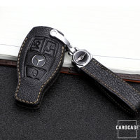 Premium Leather key fob cover case fit for Mercedes-Benz M8 remote key