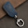 Premium leather key cover for Volkswagen, Skoda, Seat keys including hook (LEK68-V11)