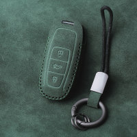 Alcantara key cover for Audi keys Incl. hook + key ring...
