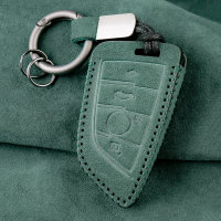 Alcantara key cover for BMW keys Incl. hook + key ring (LEK69-B7)