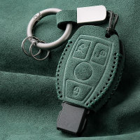 Alcantara key cover for Mercedes-Benz keys Incl. hook + key ring (LEK69-M7)